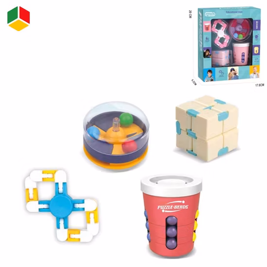 Qstoys Amazon Hot Popolare Blind Box Push Pops Bubble Fidget Toy Bambini Sensoriale Jumbo Big Fidget Toys Set Spremere Mesh Stress Pop Fidget Toys