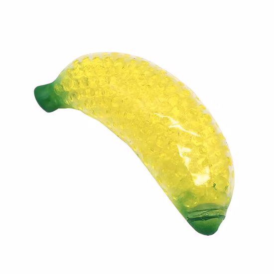 Custom Material PU Foam or TPR Banana Stress Ball Squishy Fidget Toys