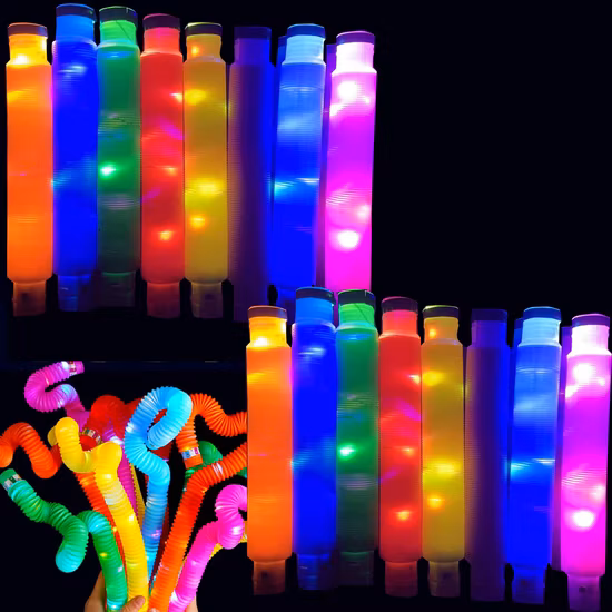 Amazon Tubes Sensory Adhd Pop Tube Toys per bambini autistici Fidgets Giocattoli per bambini e autismo per ragazzi e ragazze Pop Tube