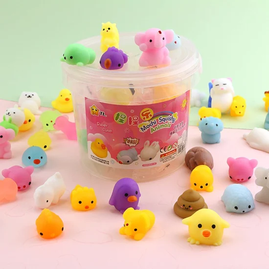 Confezione da 60 pezzi Kawaii profumato super morbido antistress Mochi Squeeze Squishy Novità Fidget Toy Regalo promozionale