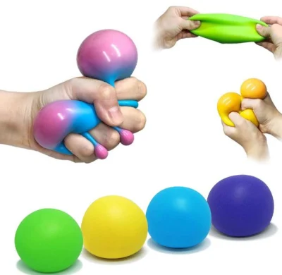 Materiale personalizzato in schiuma PU o TPR giocattolo da spremere palla antistress Squishy Fidget Toys