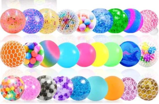 Giocattolo all'ingrosso Antistress Squeeze Bubble Silicone Popping Fidget Toys 3D Push Sensory Fidget Pop It Ball